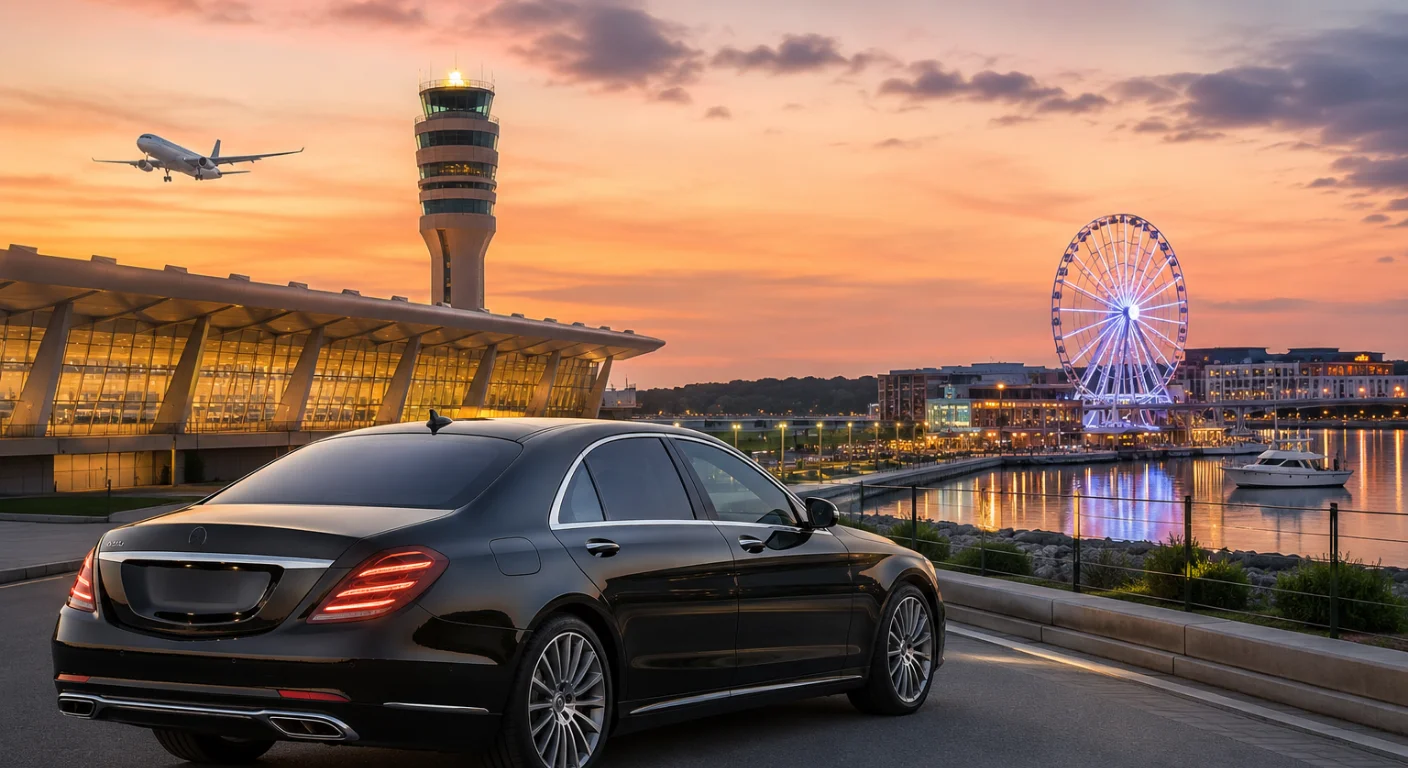 Dulles Airport to National Harbor Car Service 1 Dulles Airport to National Harbor Car Service