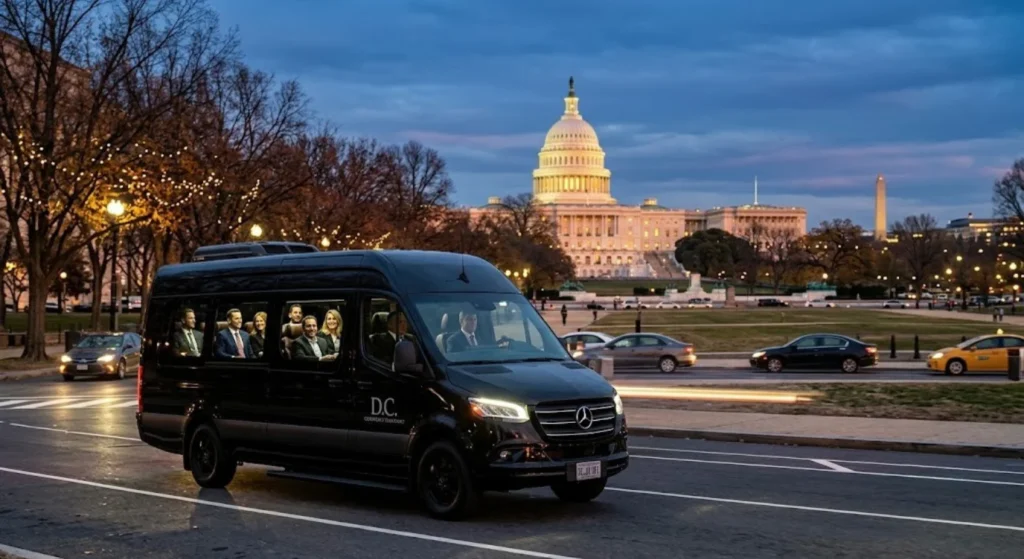 Luxury Sprinter Van Service for Corporate Groups in Washington DC