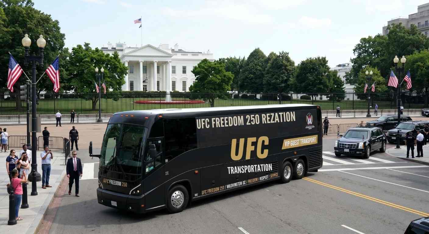 White House UFC Freedom 250 Transportation in Washington DC