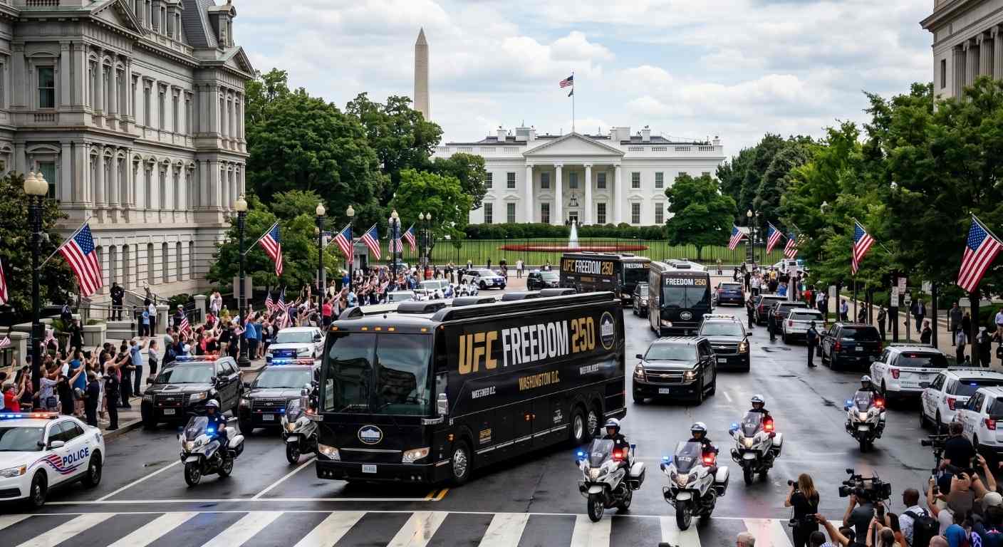 White House UFC Freedom 250 Transportation in Washington DC