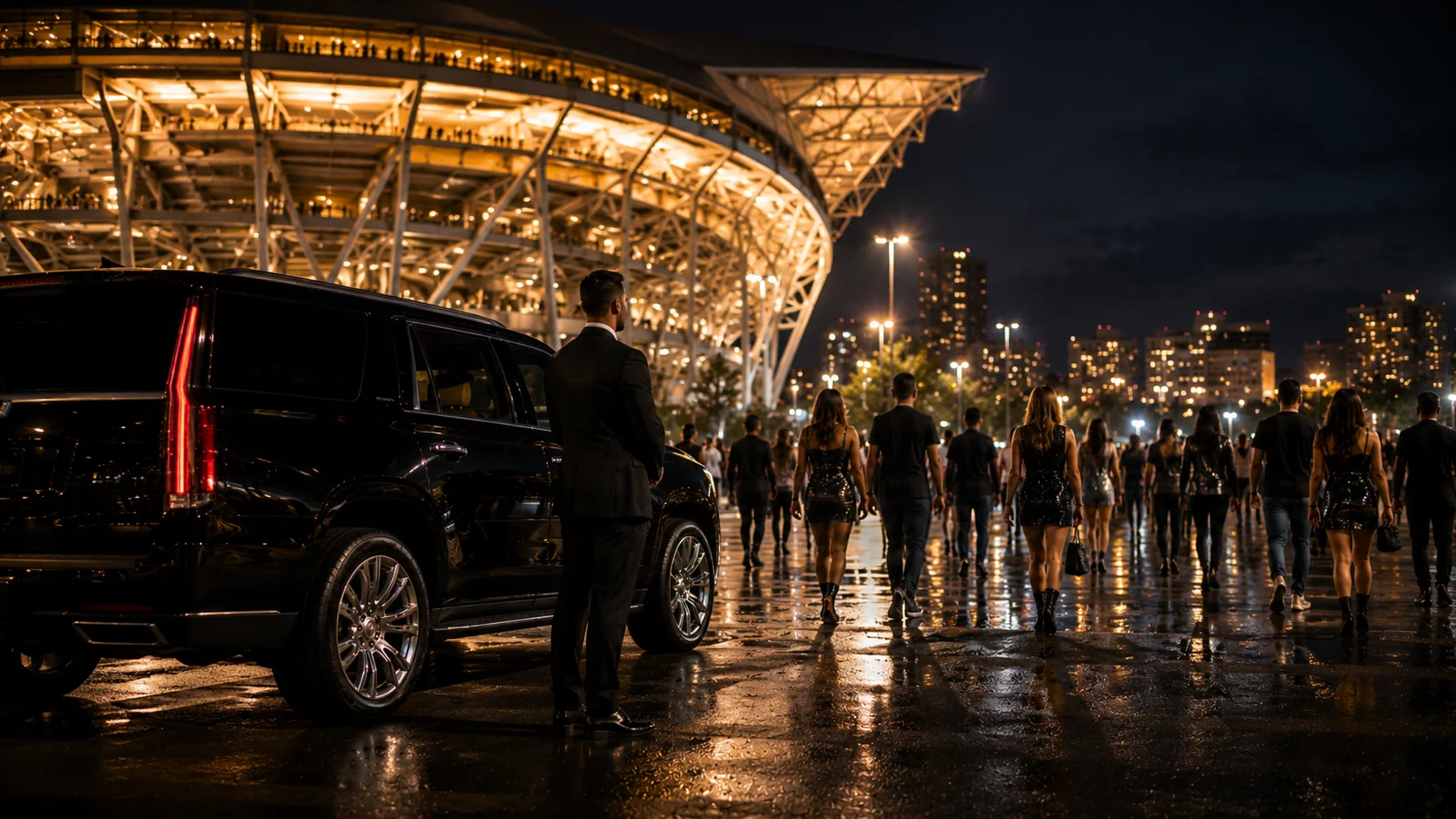 Karol G Concert Limo Service Washington DC | Karvaan Rides 1 Black Car Service