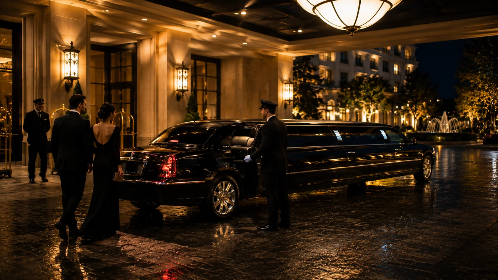 Night Luxury Arrival