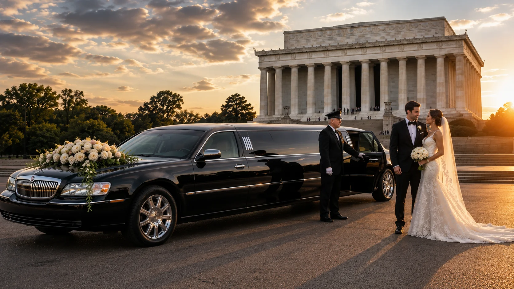 Wedding Limo Service Washington DC Luxury Wedding Limo